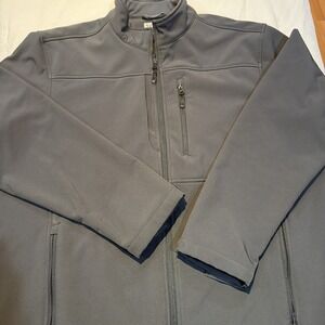 33,000 FT Tactical Jacket Men's XL Gray Waterproof Fleece Lined‎ Softshell Gorp